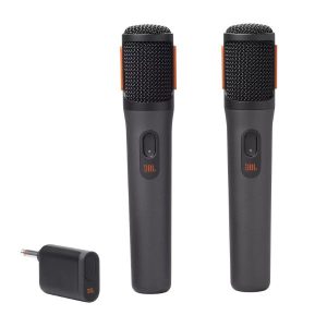 JBL PartyBox Wireless Mic Dual Set – 20H Battery, Low Latency, Pro Sound