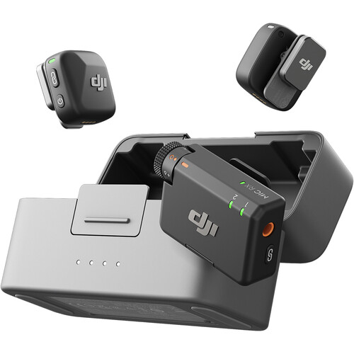 DJI Mic Mini 2-Person Compact Wireless Microphone System for Camera & Smartphone (2.4 GHz) 1 MIC