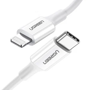 UGREEN 0.25 Meter Type-C to Lightning MFI Certified Cable