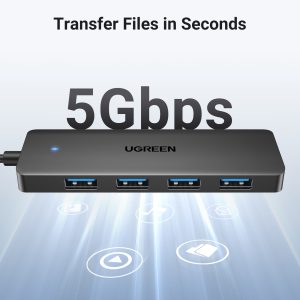 UGREEN 4 – Port 1 Meter USB 3.0 5Gbps Hub 5 UGREEN 1 Meter 4 Port USB 30 5Gbps Hub 3