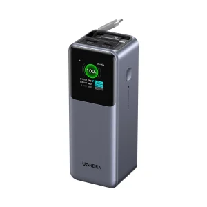 UGREEN 20000mAh 165W Power Bank with Retractable Cable