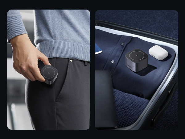 UGREEN 15W 2-in-1 Qi2 Magnetic Wireless Charger 3 UGREEN 2 in 1 Magnetic Wireless Charger 15W W702 Ugreensl 15