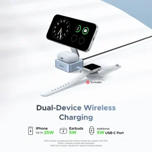 UGREEN 2 in 1 Magnetic Wireless Charger 55960B ugreen srilanka 11