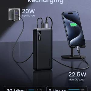 UGREEN 20000mAh 20W Two-way Fast Charging Power Bank 7 UGREEN 20000mAh Two way Fast Charging 20W Power Bank PB312 Ugreensl 6