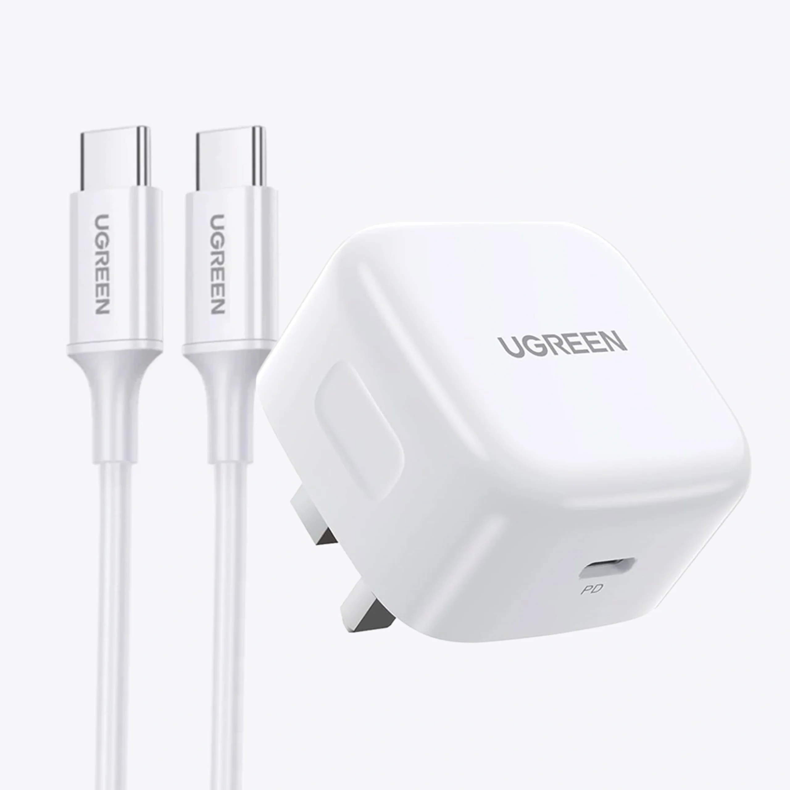 UGREEN 20W Type-C Fast Charger Set With Type-C to Type-C 1 Meter Cable 1 UGREEN 20W Type C Fast Charger Set With Type C to Type C 1 Meter Cable CD137 45438 UGREEN SRILANKA scaled 1