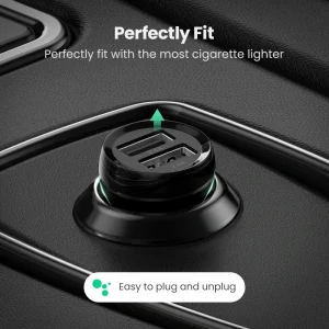 UGREEN 24W Dual USB A Car Charger ED018 Ugreensl 2