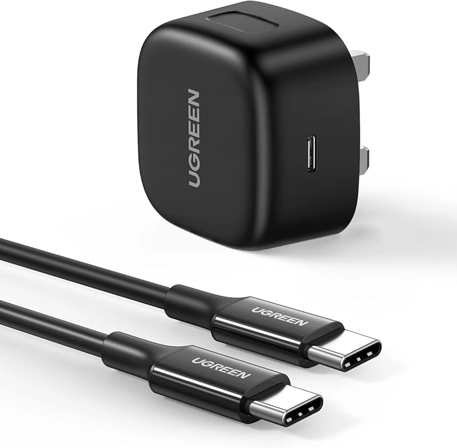 UGREEN 25W Type-C PD UK Pin Fast Charger With Type-C to Type-C 2 Meter Cable 1 UGREEN 25W TYPE C PD Fast ChargerUSB Cable UK WITH C C 2M CABLE CD250 Ugreensl 1