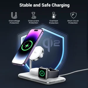 UGREEN 3-in-1 Wireless Charger 6 UGREEN 3 in 1 Wireless Charger CD278 90326 1 Year Warranty ugreenlk 1 3