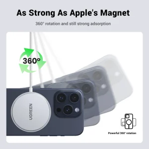 UGREEN 15W Magnetic Wireless Charger 7 UGREEN Magnetic Wireless Charger 15W White W703 Ugreensl 7